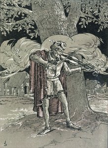 द डेविल्स वायलिन, जॉर्जेस स्पेट्ज़ द्वारा 1905 के &39;लीजेंड्स ऑफ एलस&39; का चित्रण